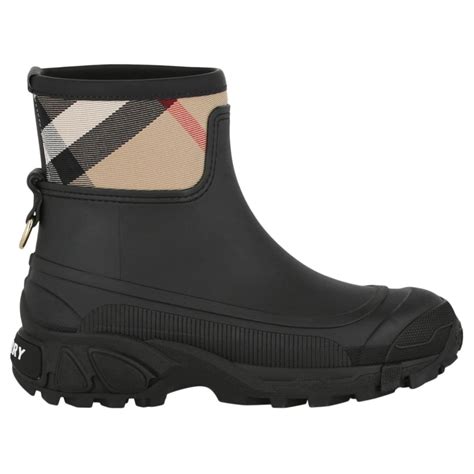 baby burberry gummistiefel|Regenstiefel „Marsh“ aus Gummi in Check (Straw) .